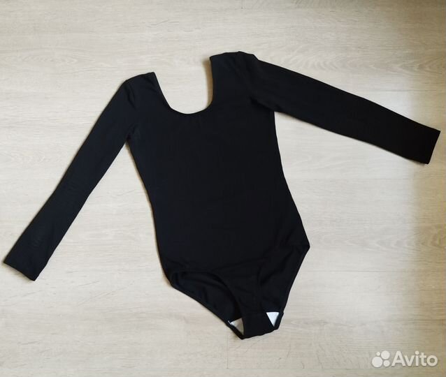 Купальник гимнастический с длинным рукавом 146-152