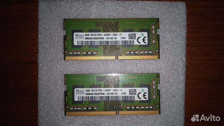 Оперативная память для ноутбука ddr4 8gb
