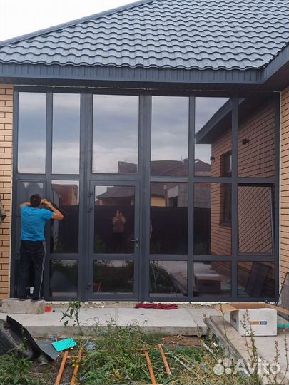 Остекление аллюминием и пвх