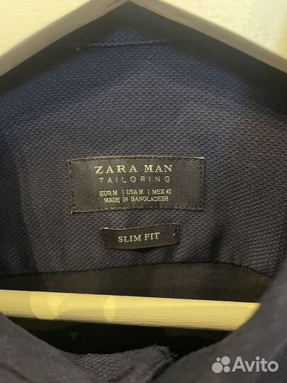 Рубашка Zara Man slim fit, M