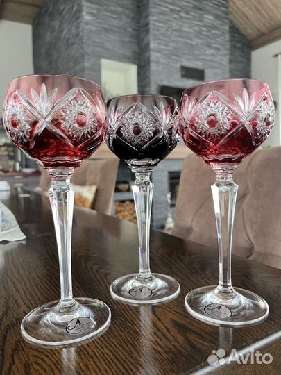 Arnstadt фужеры бокалы Kristall хрустальные