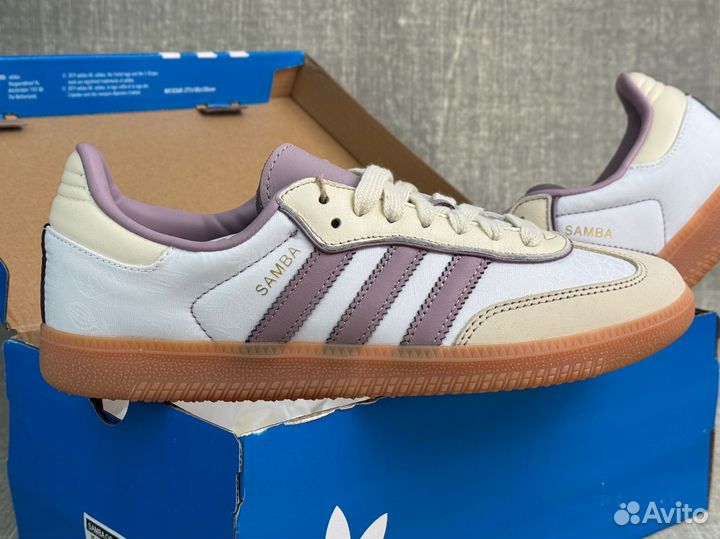 Adidas Samba Cream White Адидас Самба