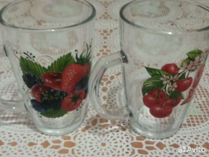 Кружки бокалы чашки