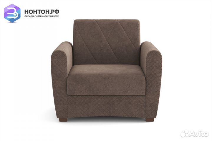 Кресло пантограф Эдвин коричневое