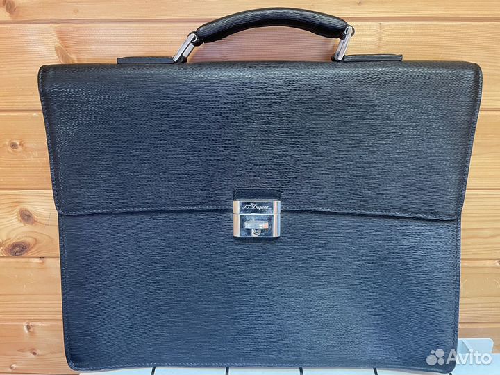 Мужской кожаный портфель dupont