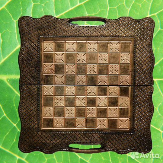 Нарды шахматы ручной работы резные