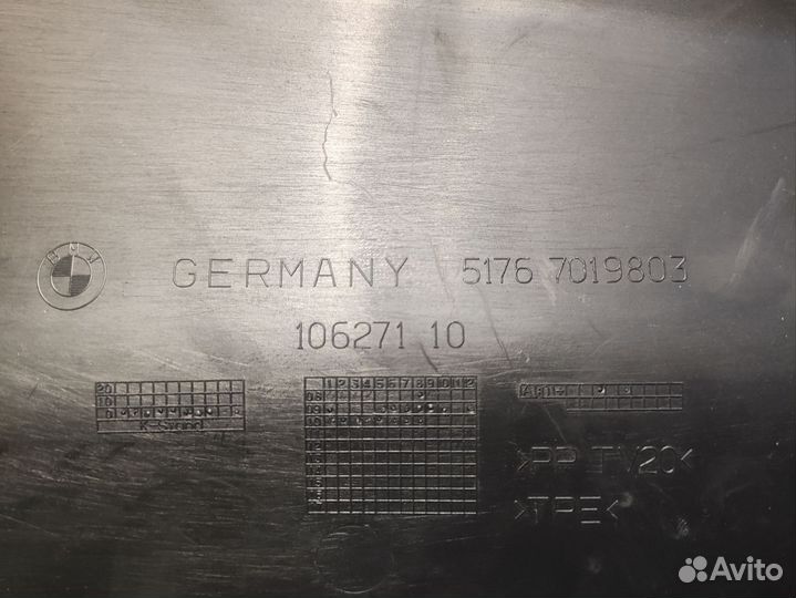 Пыльник крыла левый передний BMW F10