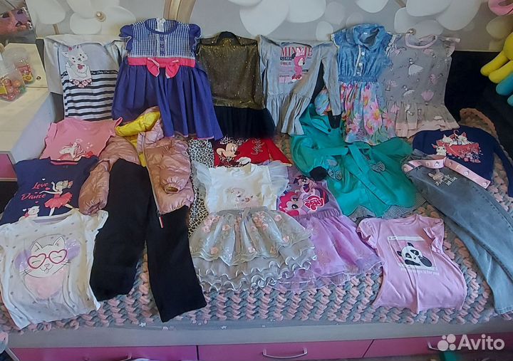 Пакет вещей для садика. Для девочки 2-4 года