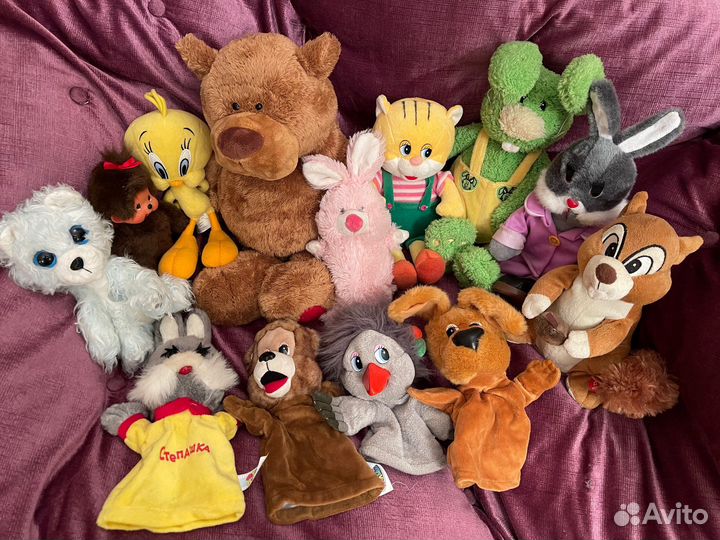 Мягкие игрушки пакетом