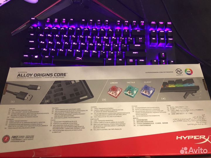 Механическая клавиатура hyperx