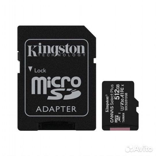 Карта памяти Kingston Canvas Select 512GB MicroSD