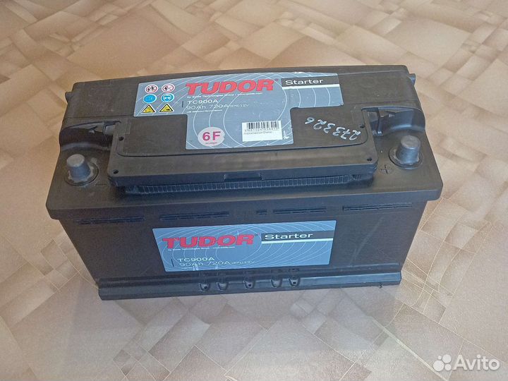 Аккумулятор tudor 90Ач