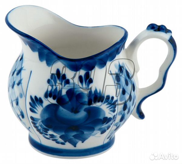 Молочник Гжель Голубая рапсодия (350 мл) (3052)