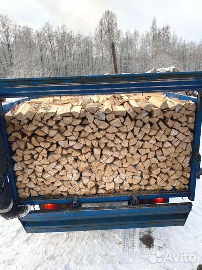 Дрова березовые. Колотые