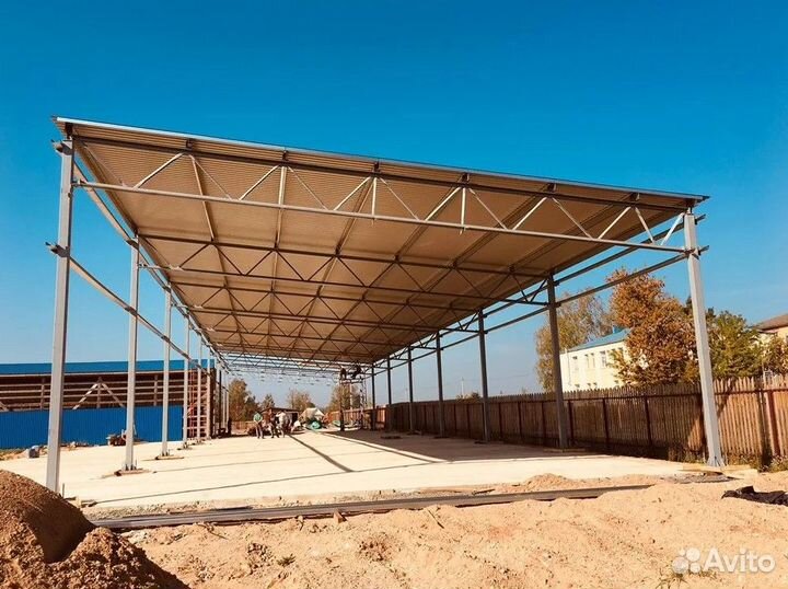 Навесы под ключ