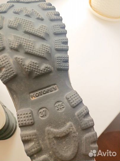 Сапоги резиновые Котофей, утеплённые, р. 37-37.5