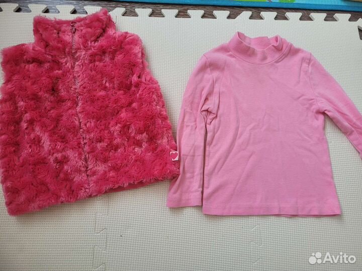 Вещи пакетом на девочку 80-86