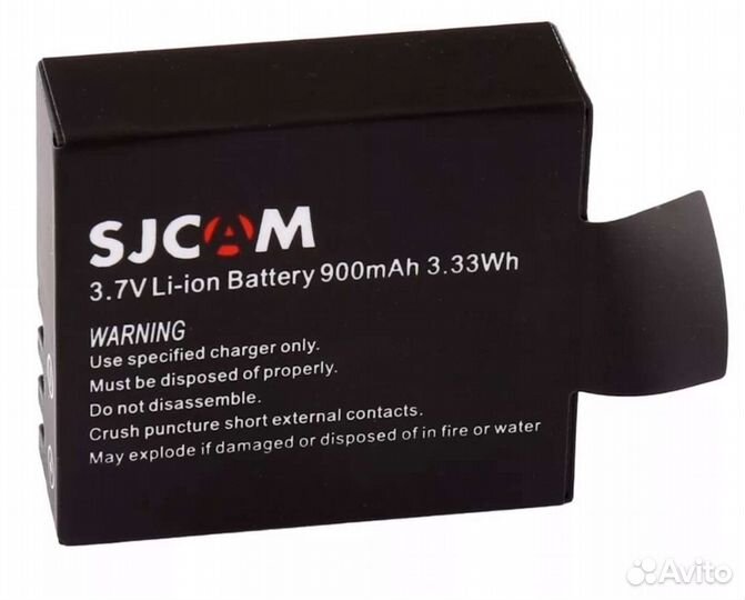 Аккумулятор sjcam 3.7В 900mAh