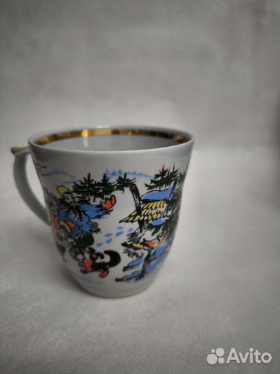Кружка фарфоровая СССР колядки