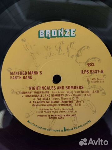 Manfred Mann's Earth Band – Nightingales & Bombers