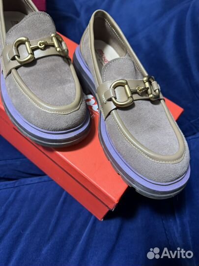 Замшевые лоферы. Тофа. Оригинал