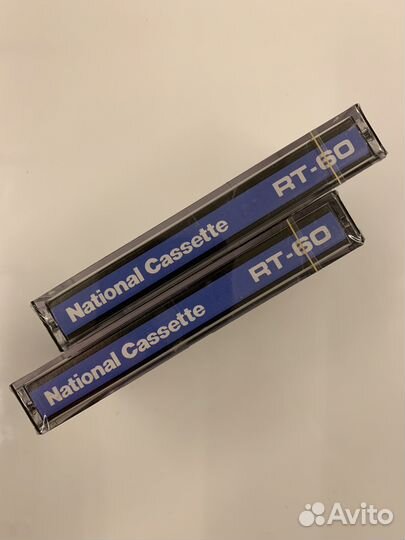 Аудиокассеты National RT-60. 1972 год