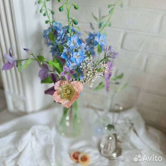 Интерьерные композиции из холодного фарфора