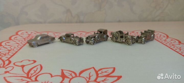 Брелки моделей ретро машин эпохи СССР