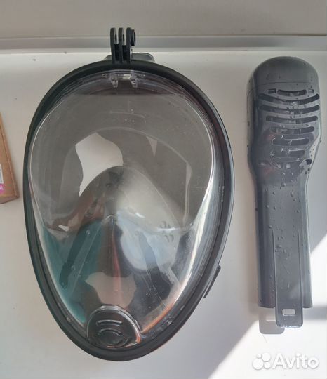 Маска для подводного плавания с трубкой