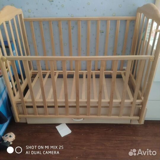 Детская кровать с матрасом