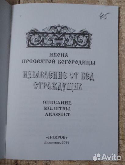 Икона Пресвятой Богородице Избавление от бед страж