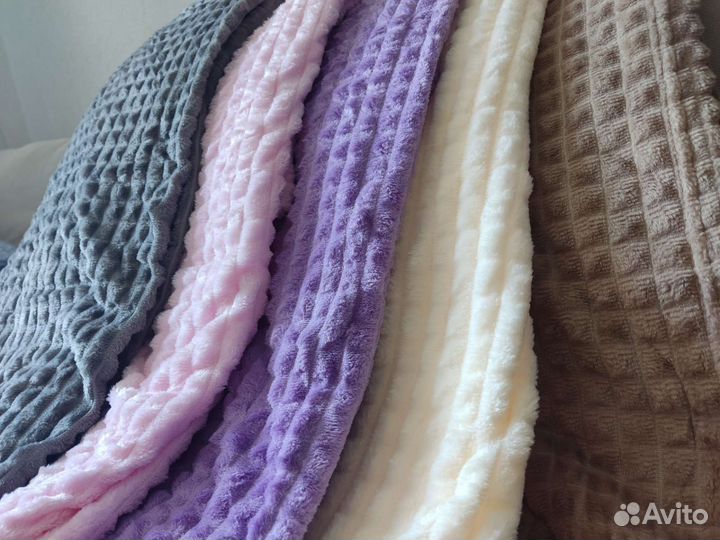 Плед кубик, евро