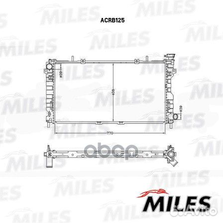 Радиатор chrysler voyager 2.4 00- acrb125 Miles