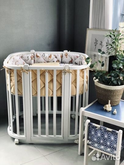 Комплект кровать modena 5в1+ матрасы к ней