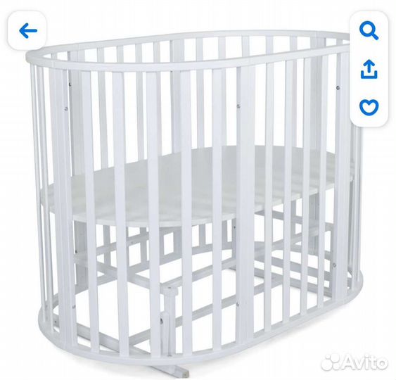 Кроватка детская трансформер