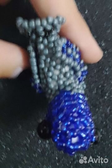 Амигуруми из бисера голубь