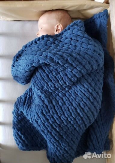 Плед из alize puffy