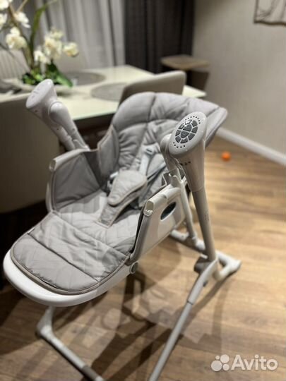 Стульчик для кормления-качели 2в1 rant melody