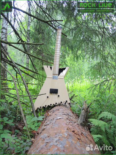 Акустическая безголовая гитара