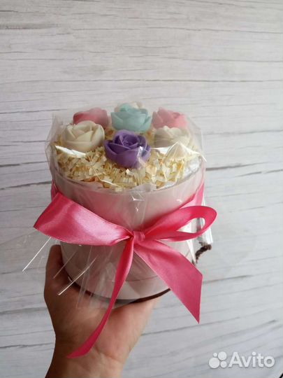 Шоколадные розы сладкий подарок мини букет