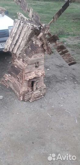 Мельница декор в сад