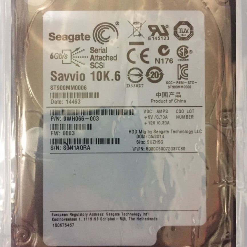 [ST900MM0006] Жесткий Диск 900gb Sas 2.5 Новый St900mm0006