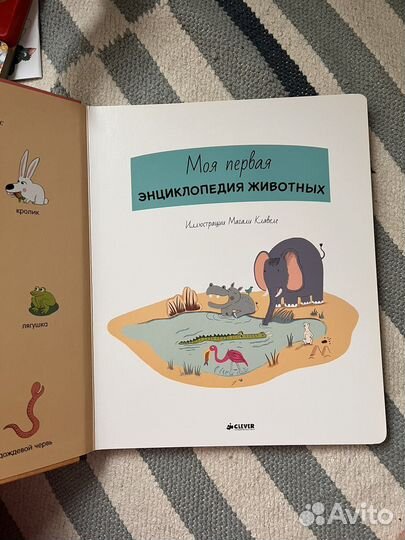 Детские книги clever Моя первая энциклопедия