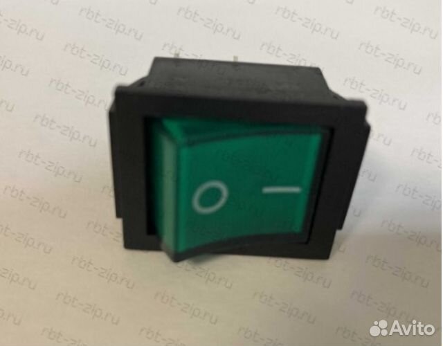 Выключатель Зеленый 16А 250V, 20A 125V 4-Х Контакт
