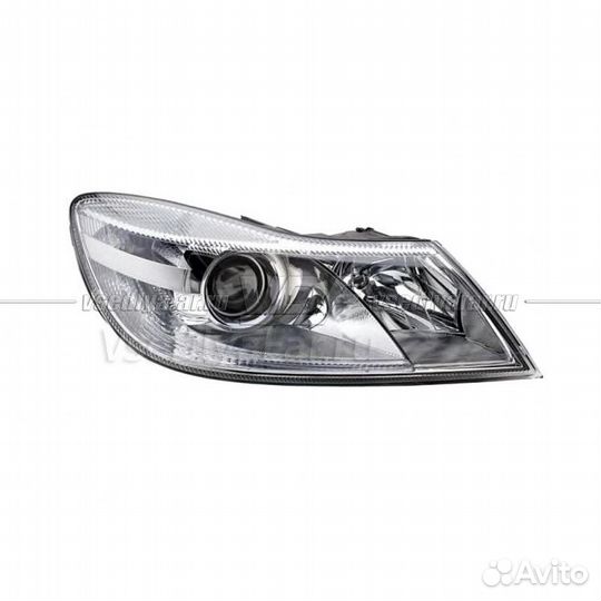 Стекло для фары Skoda Octavia A5 (2008-2013) реста