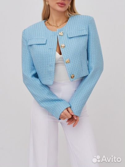 Твидовый жакет