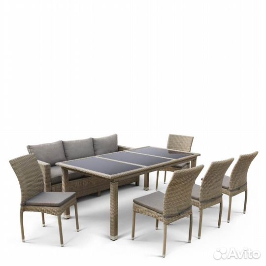 Комплект плетеной мебели T365-S65-Y380B-W65 Light