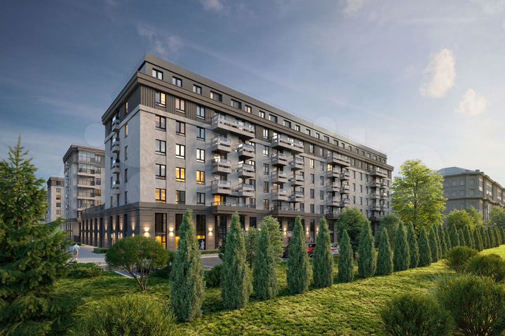 1-к. квартира, 40,4 м², 6/8 эт.