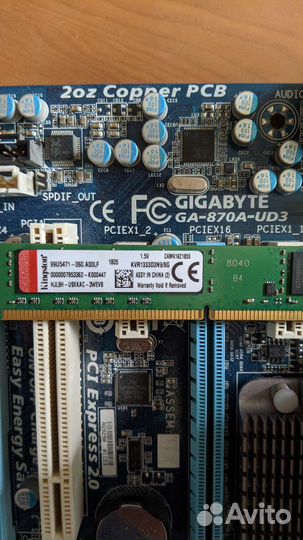 AMD Phenom II 6 ядер, кулер, ga-870a-ud3, 16Gb