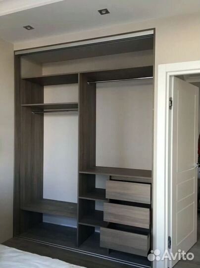 Шкаф гардеробная на заказ в рассрочку